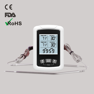 Good price 2 διπλός Temp σχαρών θερμομέτρων μετρητής θερμοκρασίας εξαρτήσεων μαγνητικός για τη σχάρα σε απευθείας σύνδεση