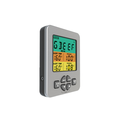 Good price Διπλή Temp σχάρα & ψηφιακό θερμόμετρο κρέατος με τον αυτόματο βομβητή συναγερμών σε απευθείας σύνδεση